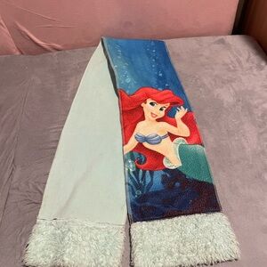 Ariel Themed Scarf with Furry Ends